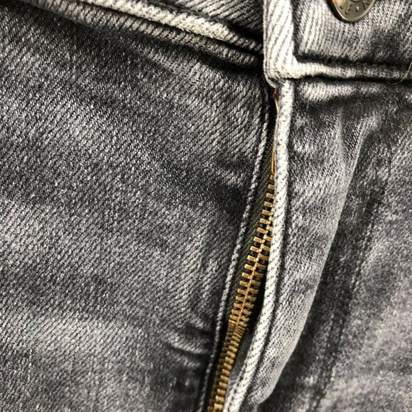 American Eagle Super Hi-Rise Jegging Womens 12 Washed Black Super Stretch - Picture 5 of 11